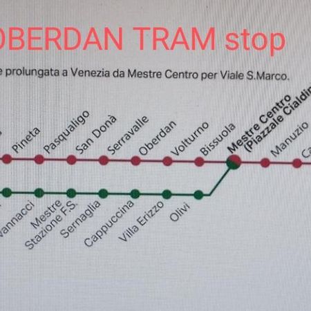 Sunshine30Mt Tram Ingresso Indipendente Wifi Venezia Free Park Lägenhet Exteriör bild