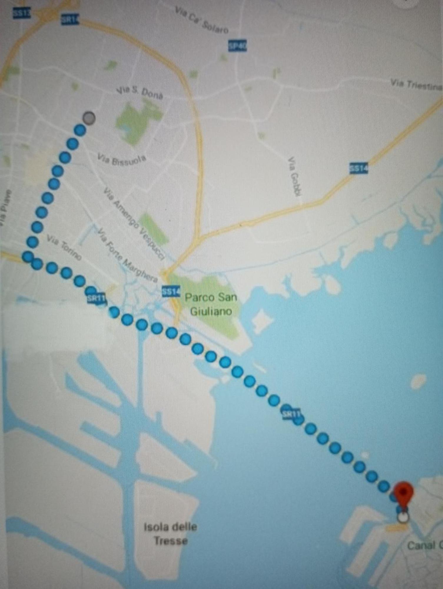 Sunshine30Mt Tram Ingresso Indipendente Wifi Venezia Free Park Lägenhet Exteriör bild
